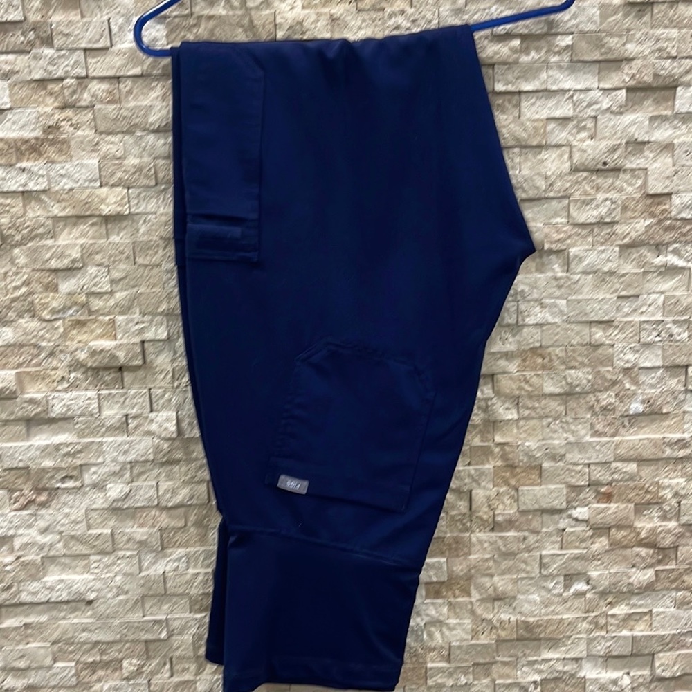 Figs Navy Yola Maternity scrub pants